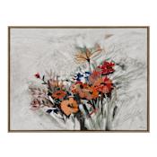 Ren Wil Liliosa 36" Wide Canvas Wall Art Grey