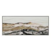 Ren Wil Campsis 60" Wide Canvas Wall Art Beige / Grey