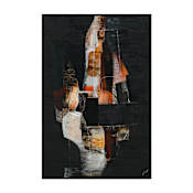 Ren Wil Nocturne 40" Wide Canvas Wall Art Black