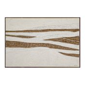 Ren Wil Muralis 60" Wide Canvas Wall Art Off White / Brown