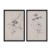Ren Wil Adeline 20" Wide Wall Decor Black / Cream