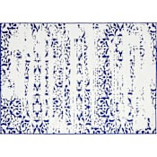 Ren Wil Maltese 4' x 7' Polyester Vintage Outdoor Rectangle Area Rug Navy / White