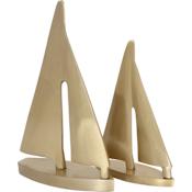Ren Wil Fable Aluminum Nautical and Ocean Statue - Set of 2 Gold