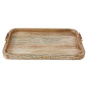 Ren Wil Mango 24" Wide Wood Bath Tray Natural