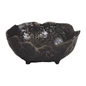 Ren Wil Sparta 11" Wide Indoor Cast Aluminum Decorative Bowl Black Brass
