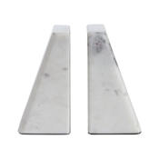 Ren Wil Carvella Statue 4" Wide Banswara Marble Set of Bookends White