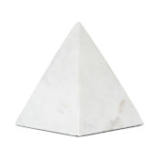 Ren Wil Symmetra 6" Tall Banswara Marble Statue White