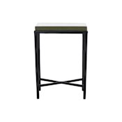 Ren Wil Aria 15" Wide Aluminum Table Black