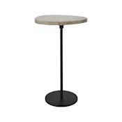 Ren Wil Bethany 10" Wide Iron Table Black