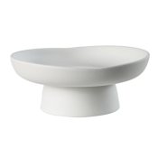 Ren Wil Malabo 12" Wide Indoor Porcelain Ceramic Bowl Matte Off-White