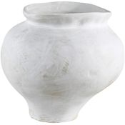 Ren Wil Elia 10-1/4" Wide Terracotta Vase Antique White