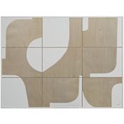 Ren Wil Erula 36" x 48" Framed Abstract Painting White