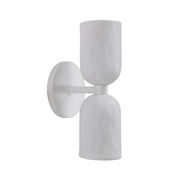 Ren Wil Akira 2 Light 12" Tall LED Wall Sconce Off-White