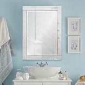 Ren Wil Adan 24" W x 32" H Rectangular Glass Framed Bathroom Wall Mirror N/A