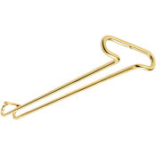 Rev-A-Shelf Classic 4-1/4"W x 18" Bar / Restaurant Under Cabinet Wine Glass Stemware Holder Brass