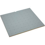 Rev-A-Shelf Wood Classics 24"W x 21-1/4"D Trim to Fit Drop In Drawer Peg Board Insert with Vinyl Coating - No Pegs Gray
