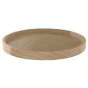Rev-A-Shelf Wood Classics Single 1 Shelf 18" Full Circle Lazy Susan with Swivel Bearing Base for Corner Wall Cabinets Maple