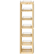 Rev-A-Shelf Wood Classics 12"W Base Cabinet Single Swing Out Pantry Organizer Maple