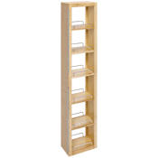Rev-A-Shelf Wood Classics 12"W Base Cabinet Swing Out Pantry Cabinet Organizer Maple