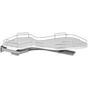 Rev-A-Shelf Contemporary 33" Slide Out Pivot Cloud Lazy Susan Blind Corner Organizer for Blind Right Cabinet Gray