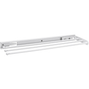 Rev-A-Shelf Sink Classics 5"W Under Sink Pull Out Slide Out Kitchen Towel Rack Bar Organizer White