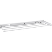 Rev-A-Shelf Sink Classics 5"W Under Sink Pull Out Slide Out Kitchen Towel Rack Bar Organizer White