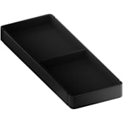 Rev-A-Shelf Edge 6-1/2" Wide 2-Compartment Tray Organizer for 16" Depth Edge Modular Closet Systems Manganese