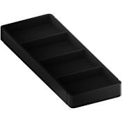 Rev-A-Shelf Edge 13-1/16" Deep 4-Compartment Tray Organizer for 16" Depth Edge Modular Closet Systems Manganese