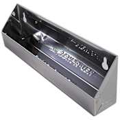 Rev-A-Shelf Sink Classics 10" Silver Stainless Steel Slim Tip-Out Tray - Hinges Sold Separately Stainless Steel