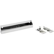 Rev-A-Shelf Sink Classics 14-1/4"W Stainless Steel Slim Tip Out Sink Sponge Tray with Hinges for Sink Base Cabinets Stainless Steel