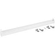 Rev-A-Shelf Sink Classics 36" Polymer Trim to Fit Slim Tip Out Sink Sponge Tray with Soft Close Hinges for Sink Base Cabinets White