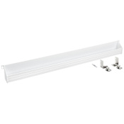 Rev-A-Shelf Sink Classics 36"W Extruded Polymer Sink Front Tip Out Trim To Fit Sponge Accessory Tray with Hinges White
