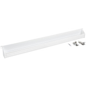 Rev-A-Shelf Sink Classics 36"W Polymer Trim to Fit Slim Sink Tip Out Tray with Soft Close Hinges for Sink Base Cabinets White