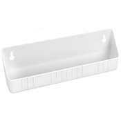 Rev-A-Shelf Sink Classics 11" White Plastic Tip-Out Tray - Hinges Sold Separately White