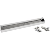 Rev-A-Shelf Sink Classics 25"W Stainless Steel Tip Out Sink Sponge Tray with Soft Close Hinges for Sink Base Cabinets Polished Chrome