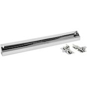 Rev-A-Shelf Sink Classics 28"W Stainless Steel Tip Out Sink Sponge Tray with Soft Close Hinges for Sink Base Cabinets Polished Chrome