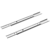 Rev-A-Shelf 6882 Series 10" Extension Slide Kit for 6882 Half Moon Shaped Lazy Susan Shelf Chrome
