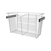 Rev-A-Shelf Classic Closet Pack of (3) 18" Tall Wire Pullout Basket for 14" Deep Closet Polished Chrome