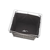 Rev-A-Shelf Classic Closet Pack of (3) - 14-1/2" Cloth Hamper Bag Inserts for Closet Baskets Black