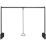 Rev-A-Shelf Sidelines 18" to 48"W Adjustable and Trim to Fit Pull Down Closet Rod for Custom Closet Systems Black