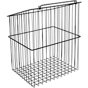 Rev-A-Shelf Sidelines 16"W Steel Frame Tilt / Tip Out Laundry Hamper for Custom Closet Systems and Cabinets with Bottom Hinges Black