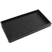Rev-A-Shelf Classic Closet 24" Velvet Lined Slide Out Jewelry Organizer Drawer System with Soft Close Slides Black