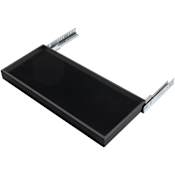 Rev-A-Shelf Classic Closet 30"W Velvet Lined Jewelry Organizer Slide Out Drawer System with Soft Close Slides Black