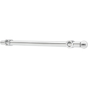 Rev-A-Shelf Classic Closet 14" to 21-3/4" Long Sliding Valet Clothes Rod for Custom Closet Systems Chrome