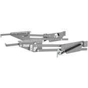Rev-A-Shelf Modern 12"W Pull Out Stand Mixer Lift System for Base Cabinets Chrome