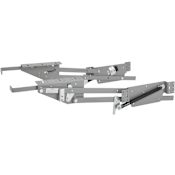 Rev-A-Shelf Modern 12"W Pull Out Stand Mixer Lift System for Base Cabinets Chrome