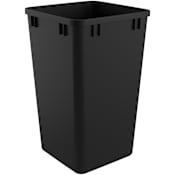 Rev-A-Shelf RV 10-7/8"W Polymer 27 Qt Replacement Trash Can for Pull Out Systems Black