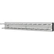 Rev-A-Shelf Classic Closet 12" Sliding Bar Tie Rack for 23 Ties for Closet Cabinets - Extends to 23" Chrome