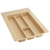 Rev-A-Shelf Value Line 14-1/4"W Polymer Trim to Fit Drop In Utensil Drawer Insert Organizer Almond