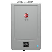 Rheem Ikonic 10.1 GPM 180,000 BTU 120 Volt Residential Indoor Liquid Propane Tankless Water Heater with Built-In Recirculation Pump Stainless Steel